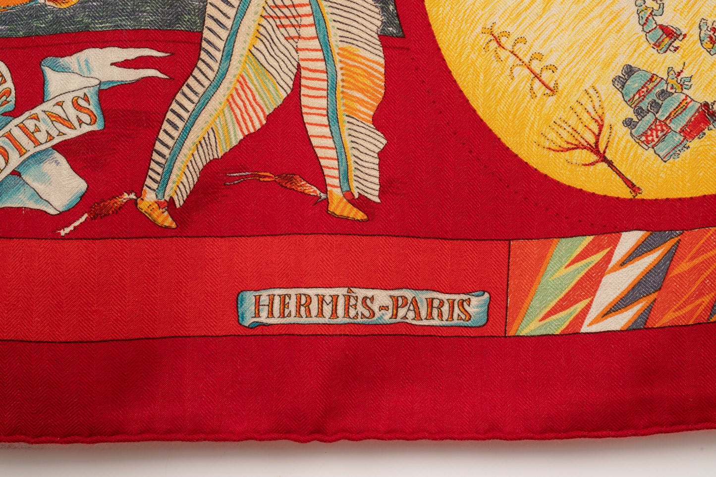 Étole "Les Danses des Indiens" Hermès