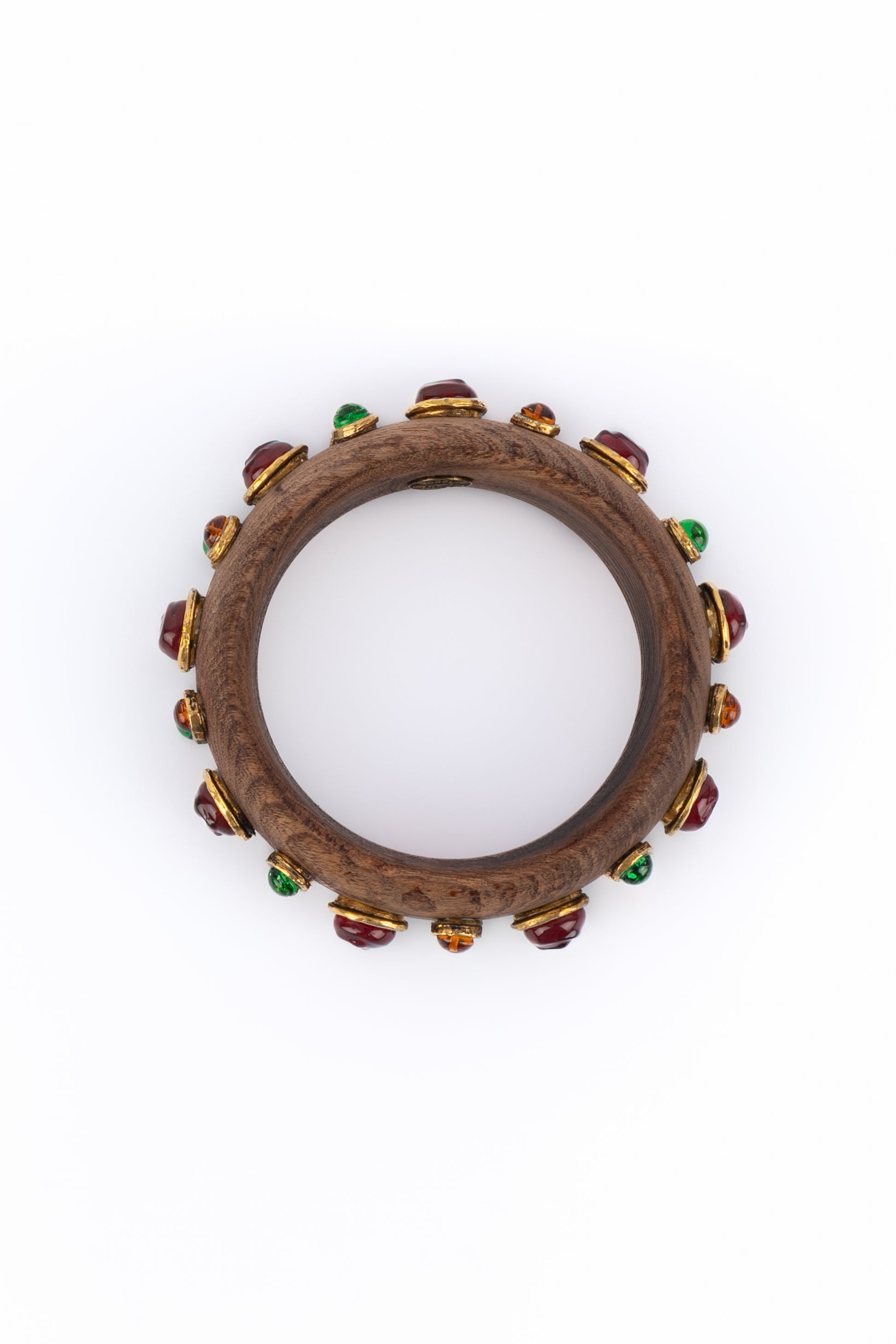 Bracelet en bois Chanel 1985
