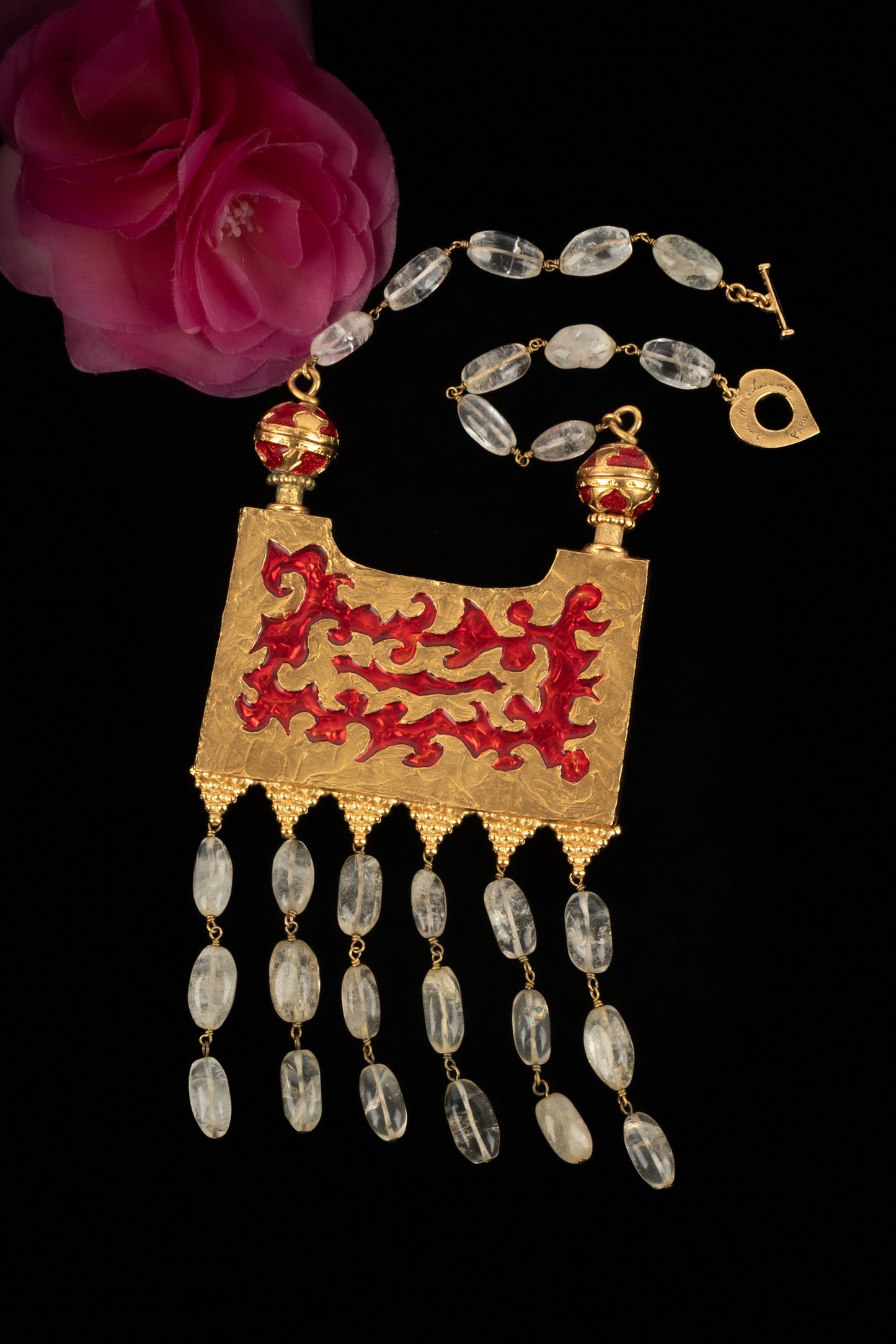 Collier Yves Saint Laurent Haute Couture Maison Goossens