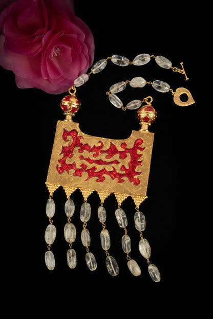 Collier Yves Saint Laurent Haute Couture Maison Goossens