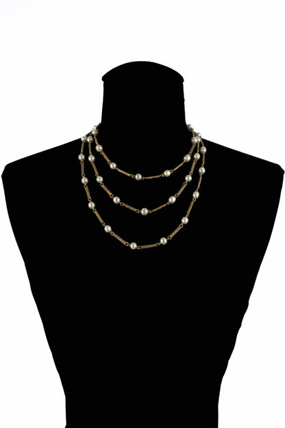 Collier sautoir Chanel époque Coco