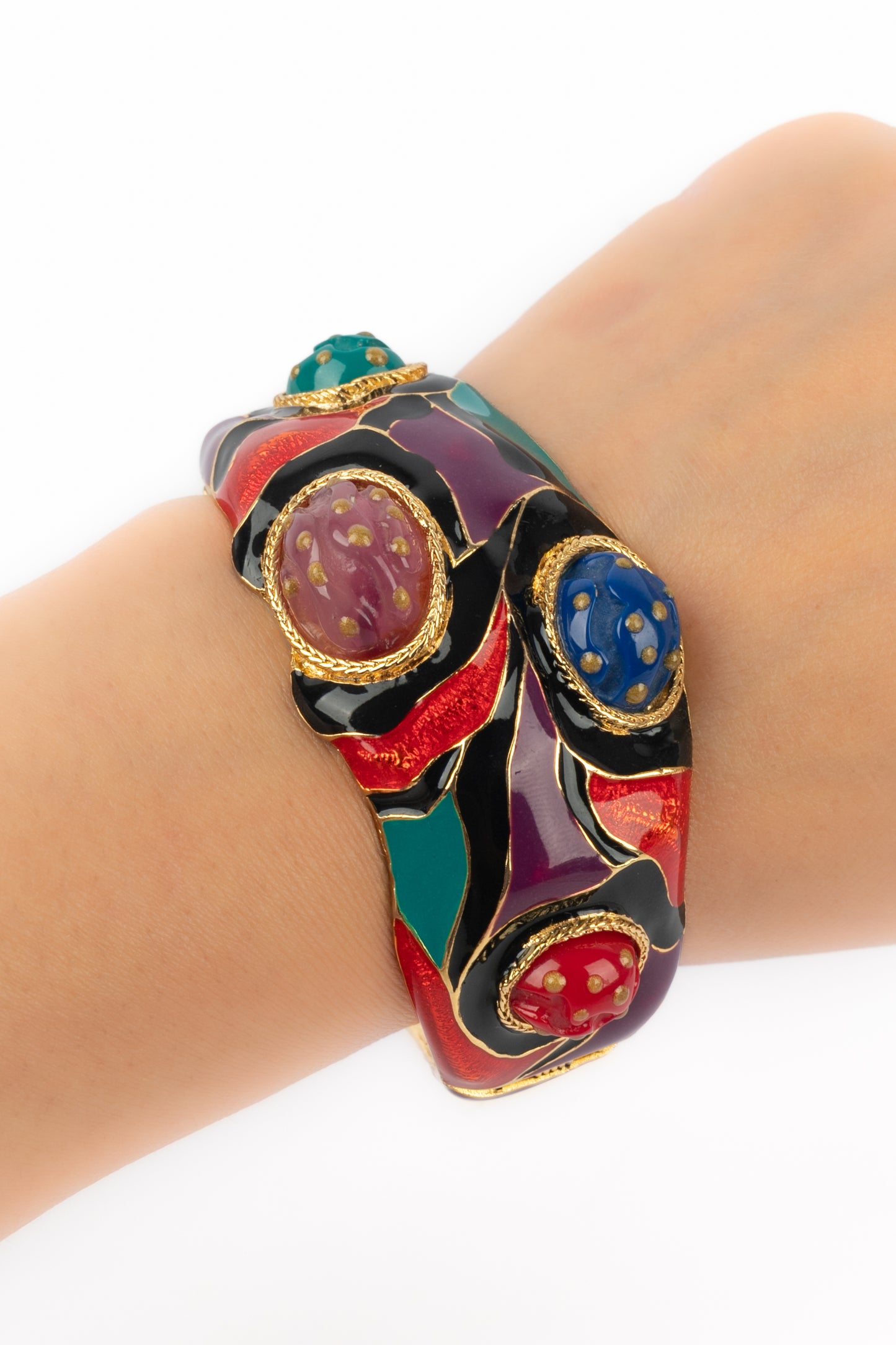 Bracelet émaillé Ungaro