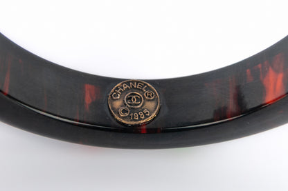 Bracelet en bakelite Chanel 1985