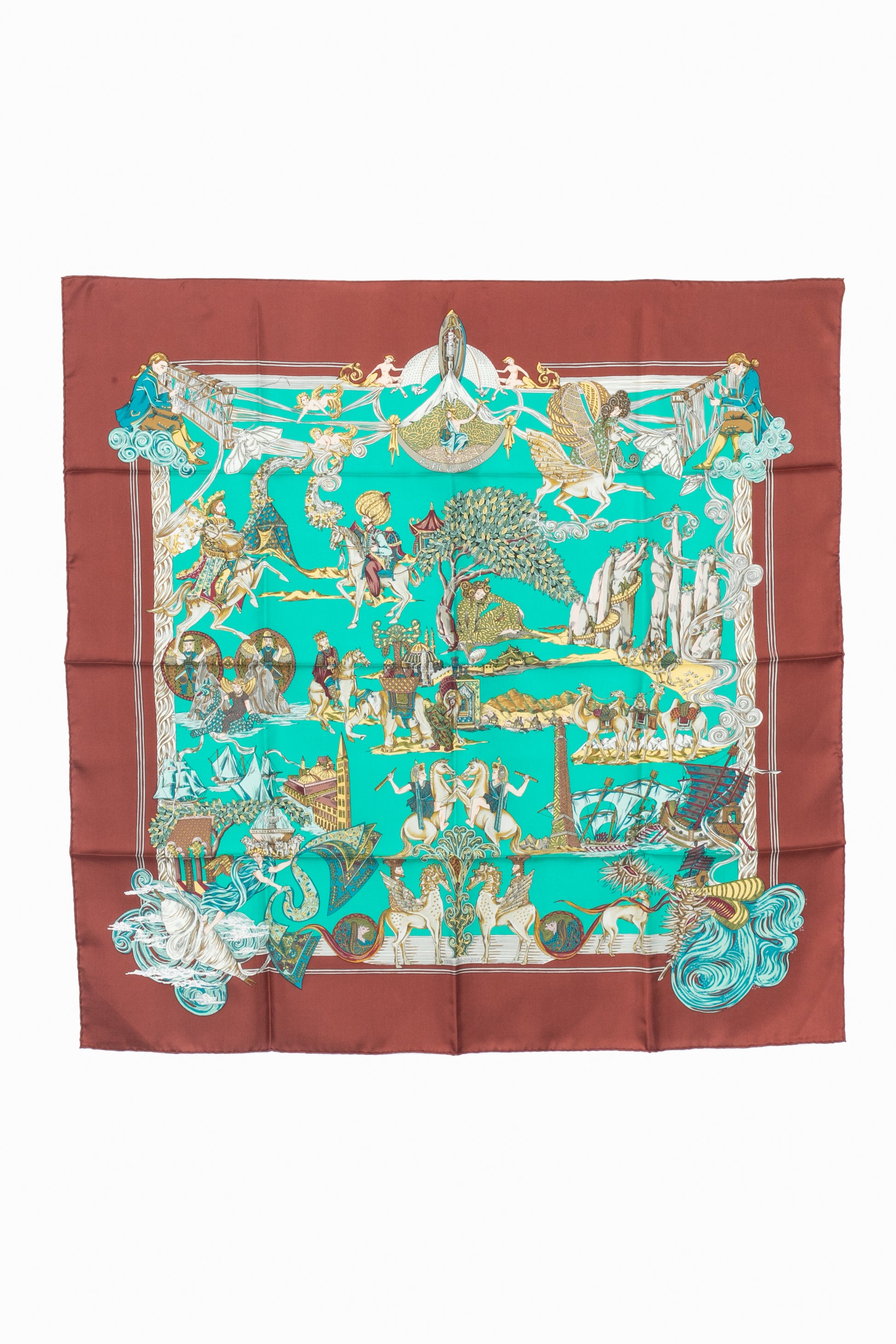 Carré / Foulard "Les Légendes de l’Arbre" Hermès