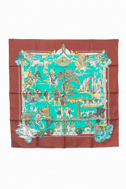 Carré / Foulard "Les Légendes de l’Arbre" Hermès