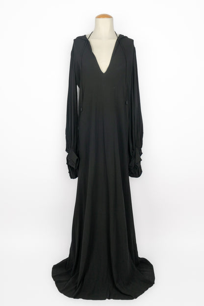 Longue robe à capuche Yves Saint Laurent