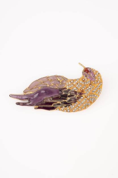 Broche "oiseau" vintage