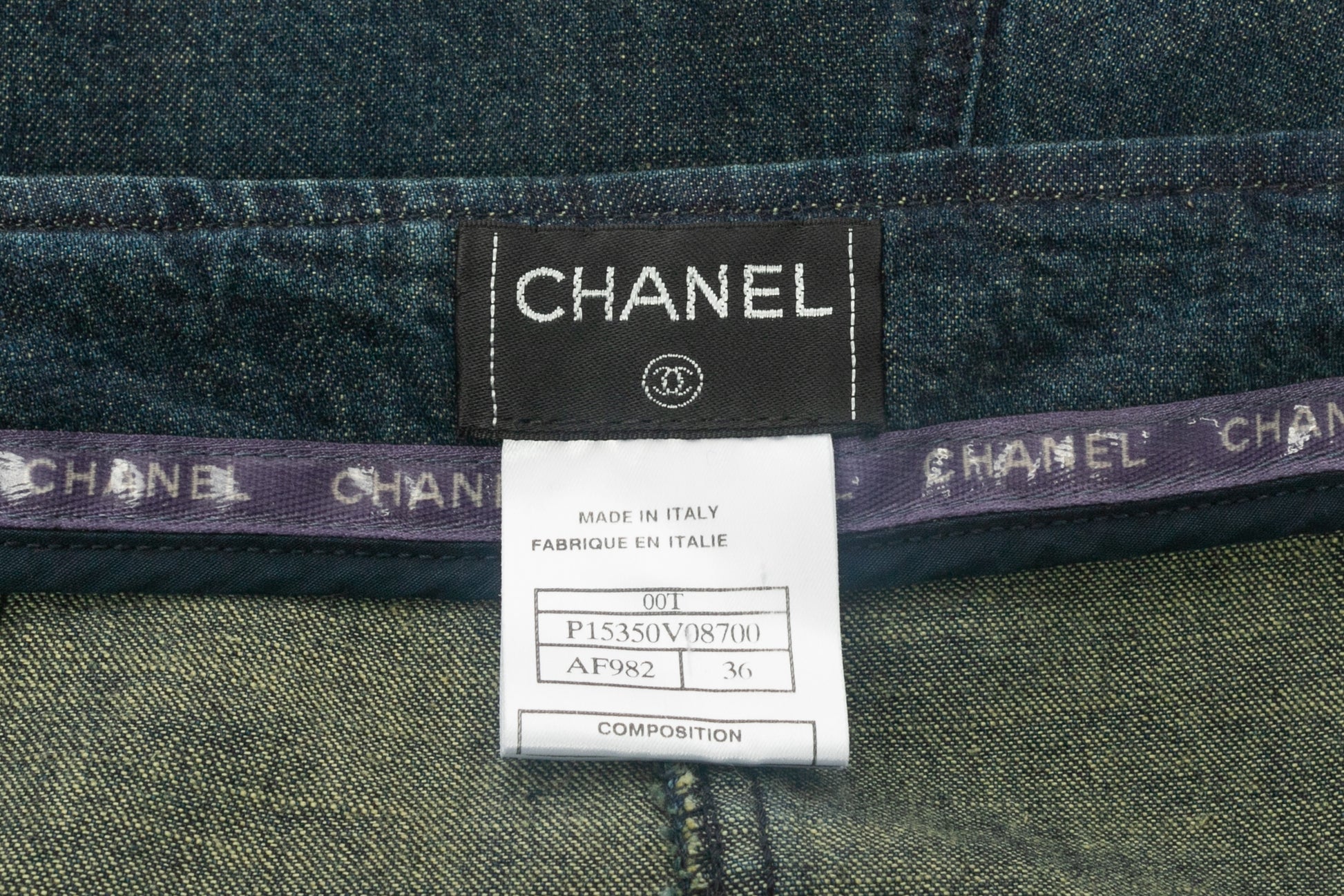 Pantalon jean Chanel 2000