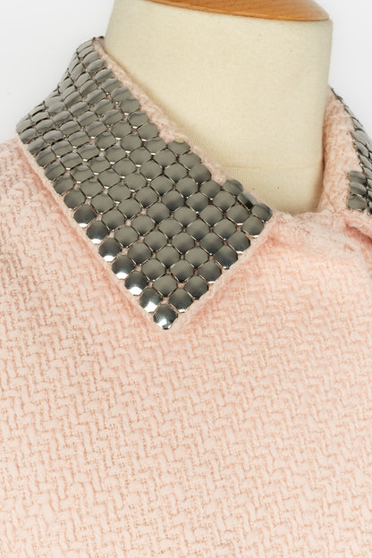 Manteau en laine rose Dior 