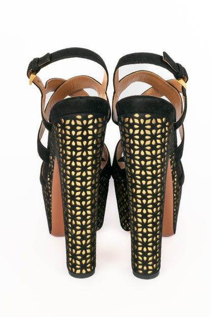 Escarpins en cuir Alaïa 