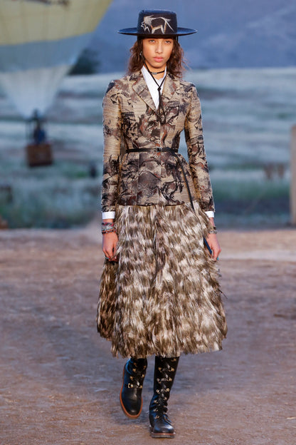 Veste "art pariétal" Christian Dior Resort 2018