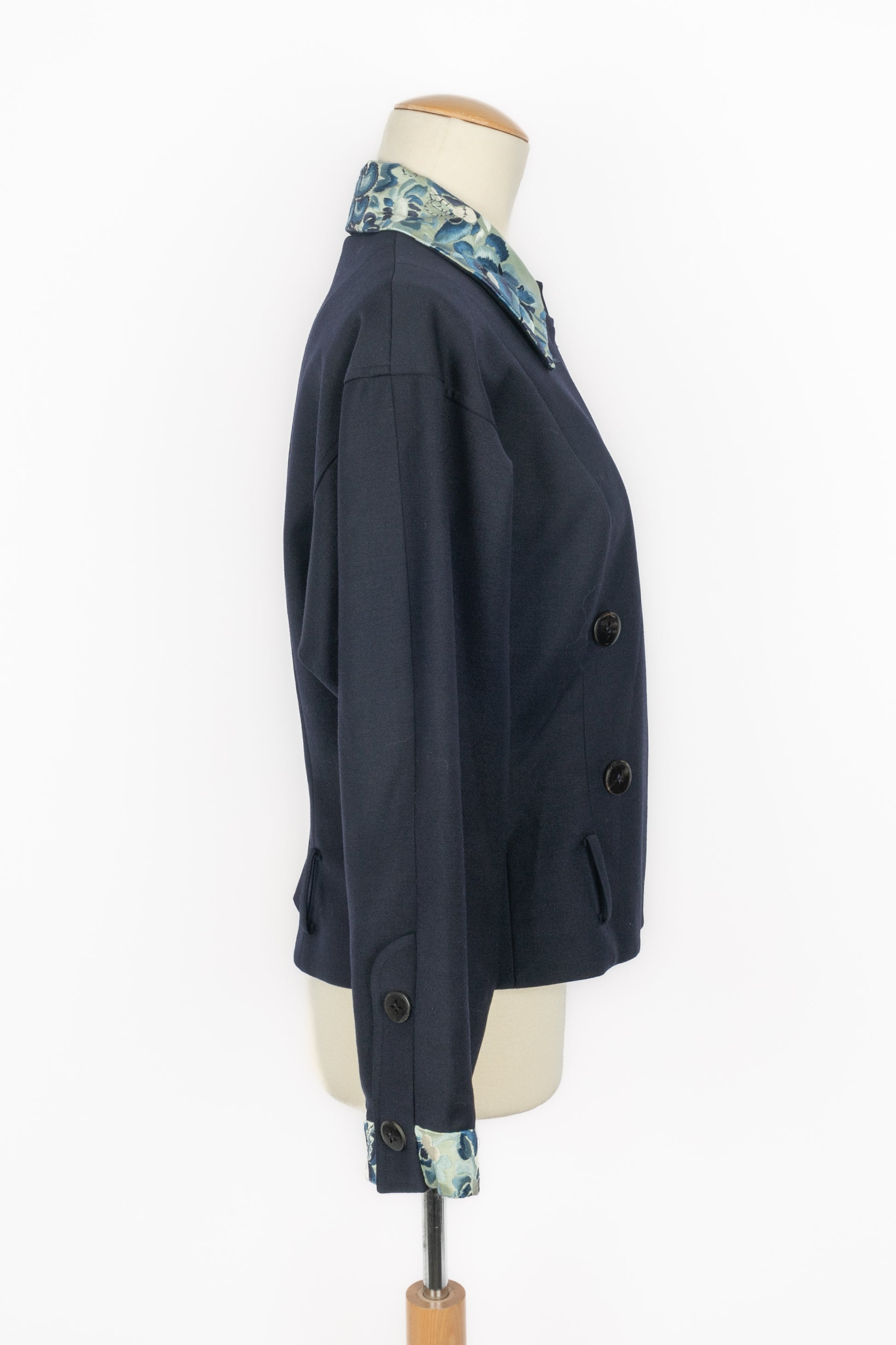 Veste bleue John Galliano Automne 2002