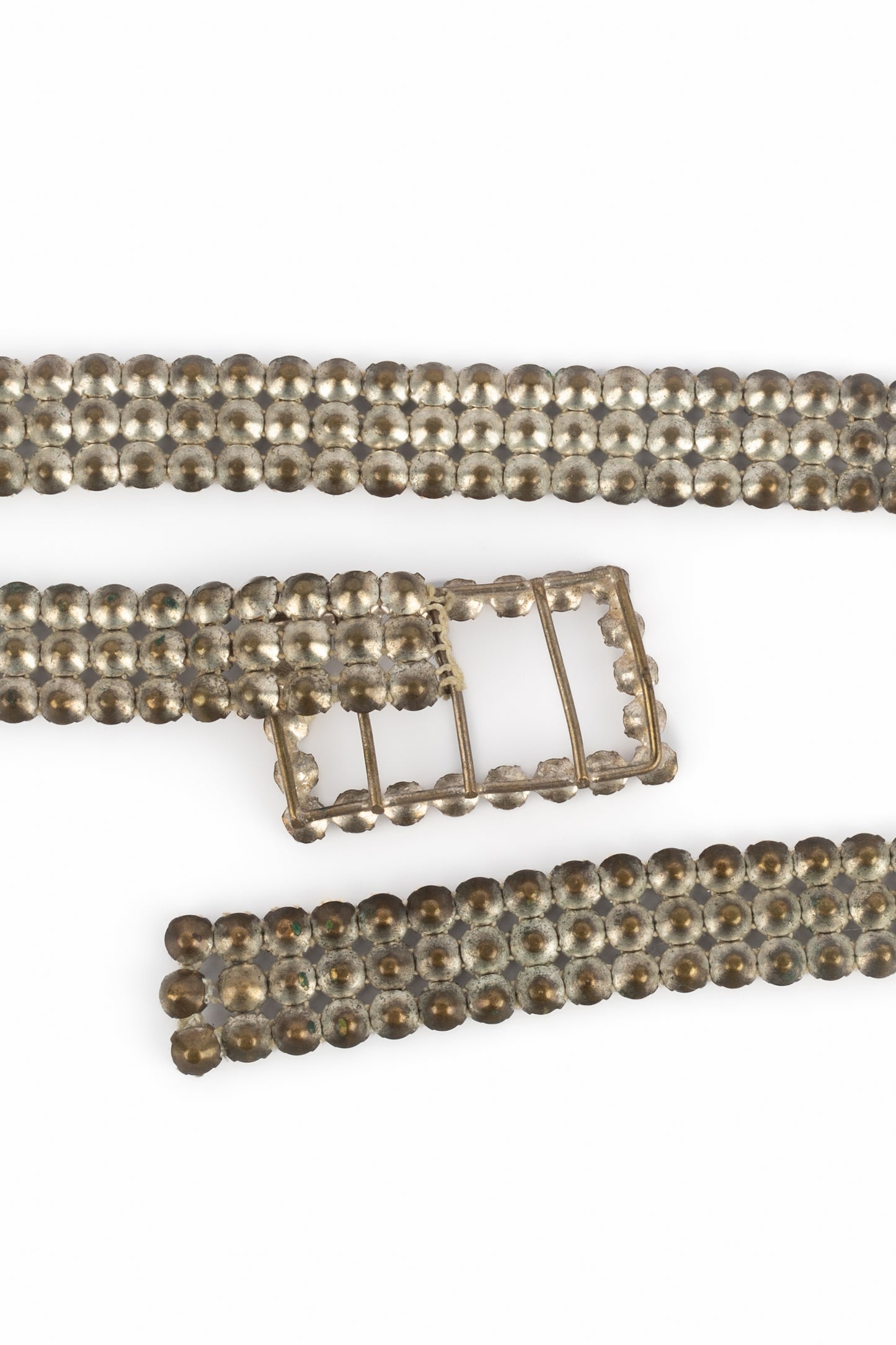 Ceinture strassée argentée