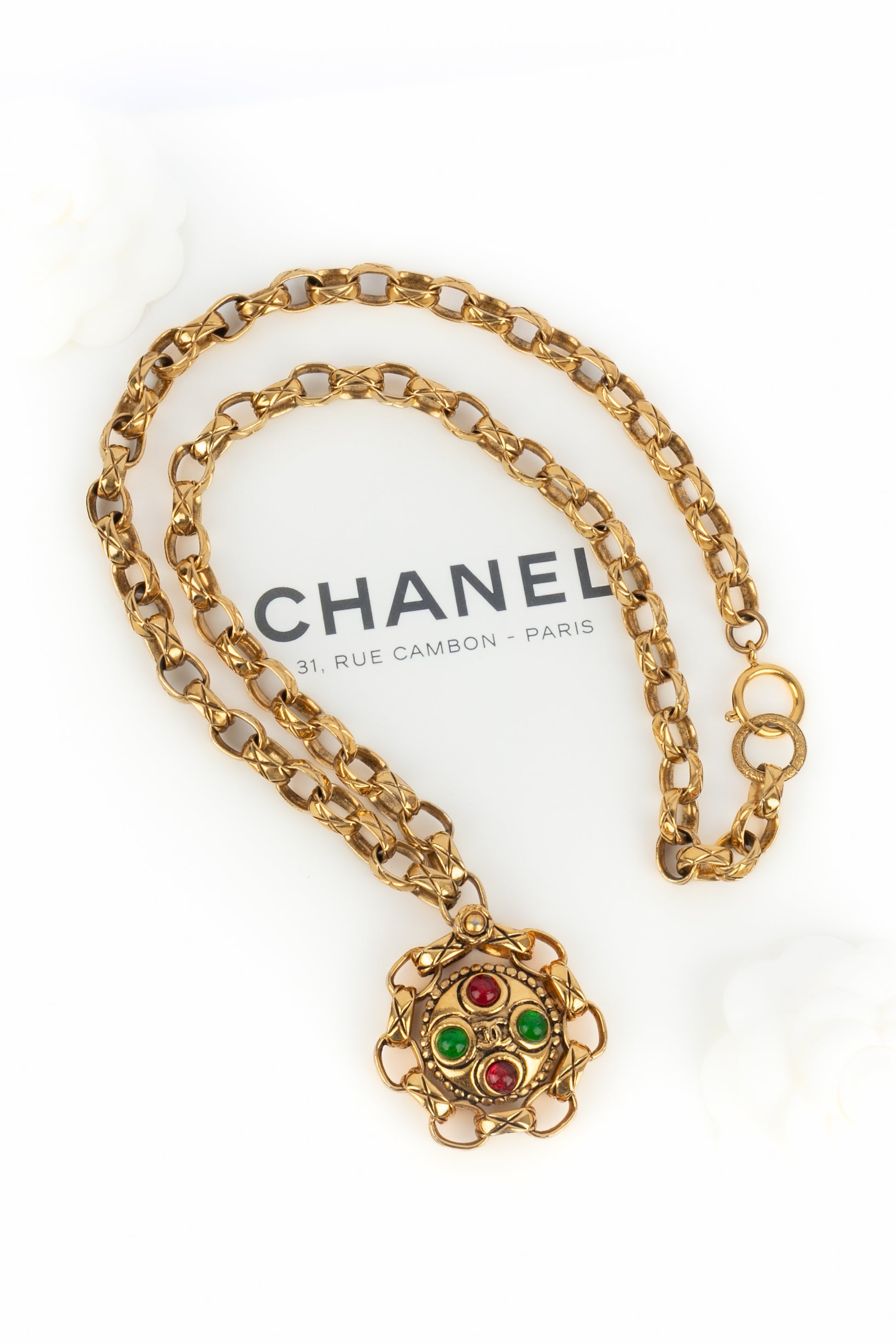 Collier pendentif Chanel 1989's