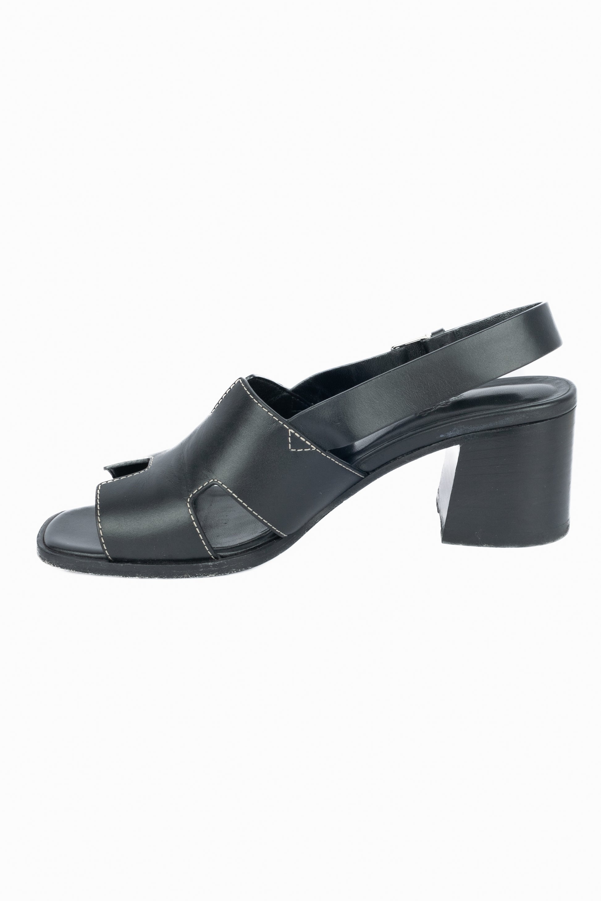 Sandales "Elbe 60" en cuir Hermès