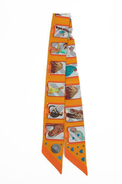 Twilly en soie Hermès