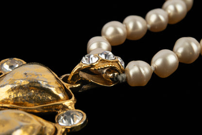 Collier pendentif Chanel 1985-1990