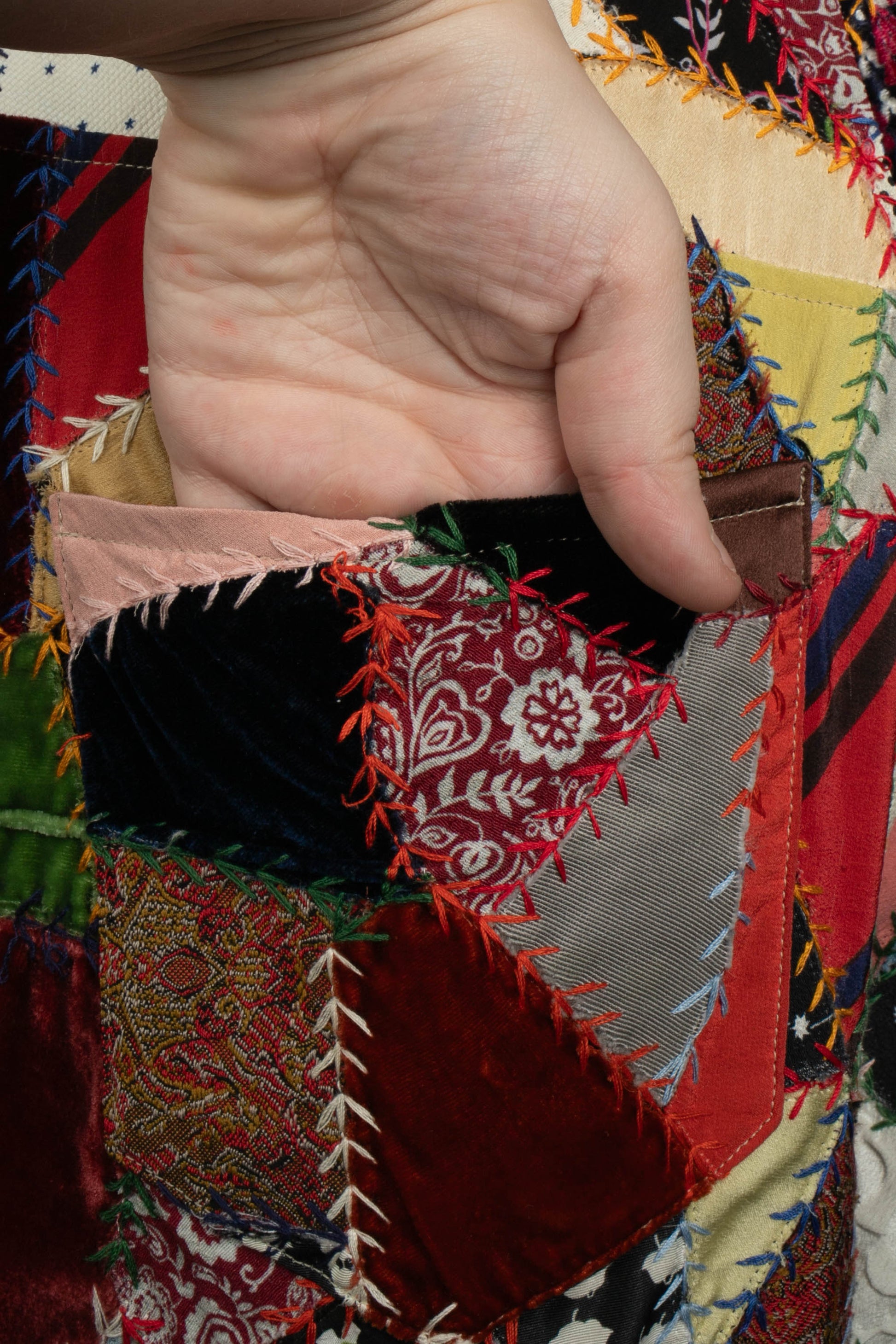 Pantalon patchwork Dior Automne 2018