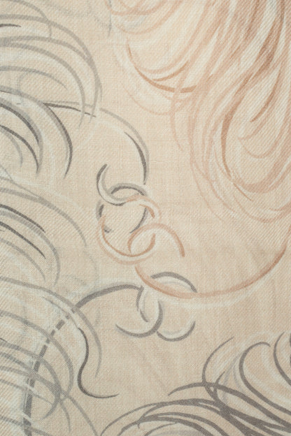 Foulard en cachemire Chanel Printemps 2025