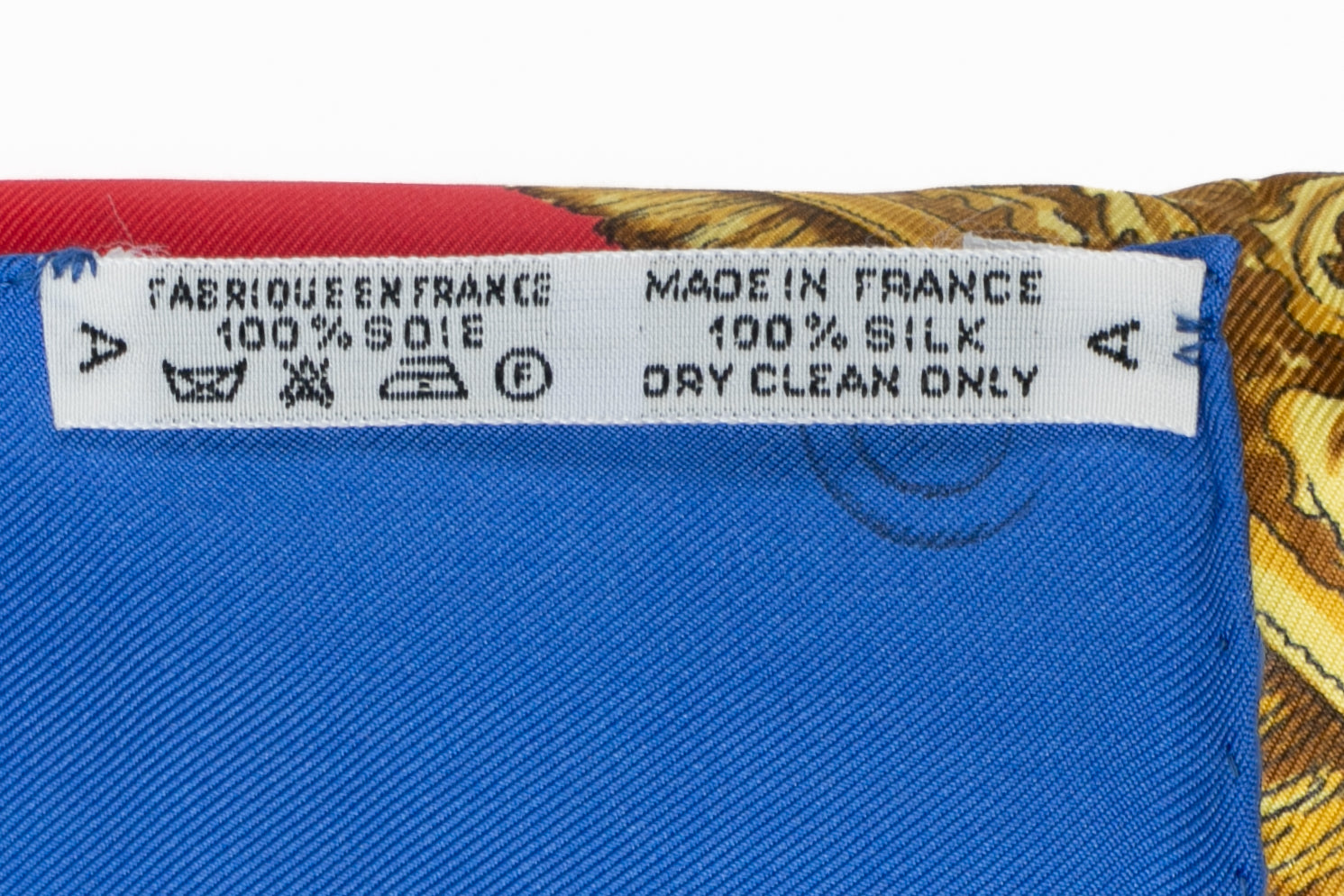 Foulard / carré "Selle à housse" Hermès