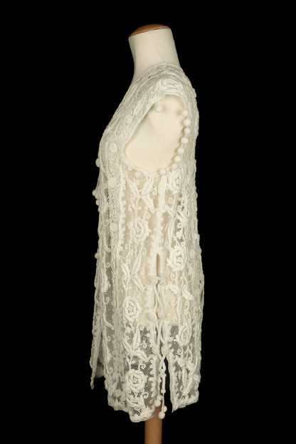 Gilet ancien en crochet