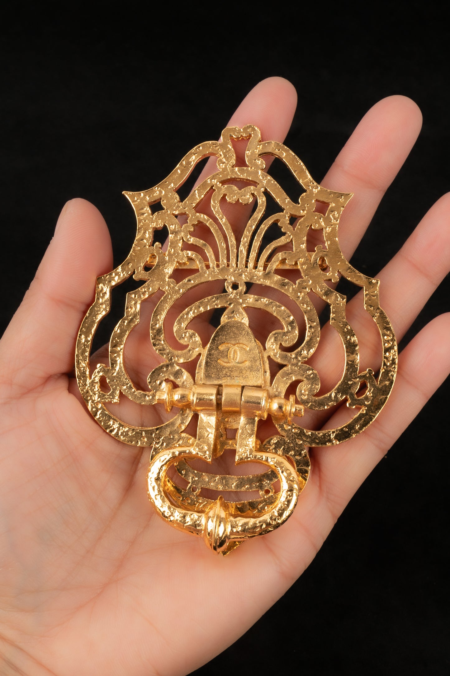 Broche heurtoir Chanel Haute Couture 1988-1990