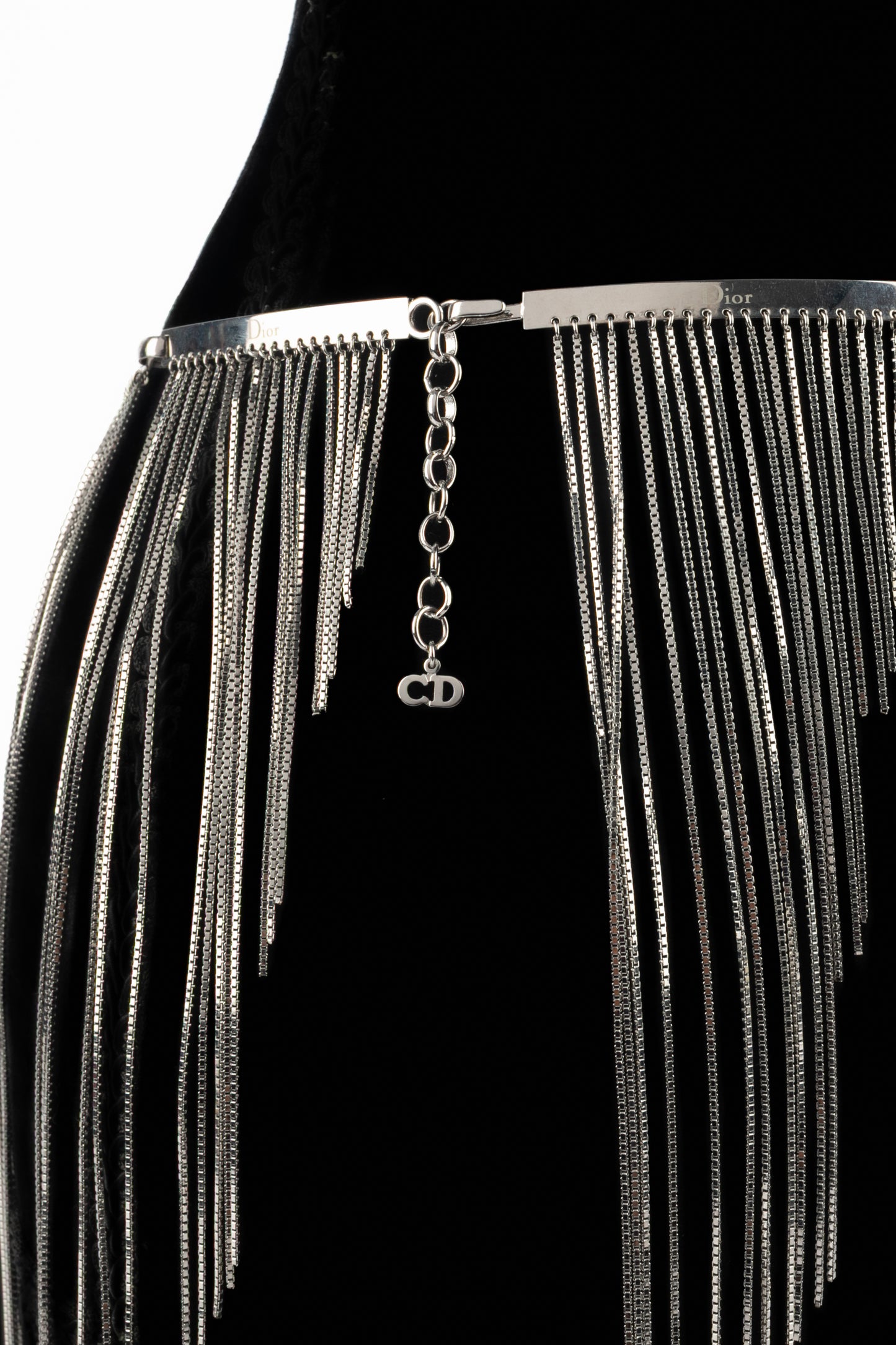 Ceinture argentée Christian Dior