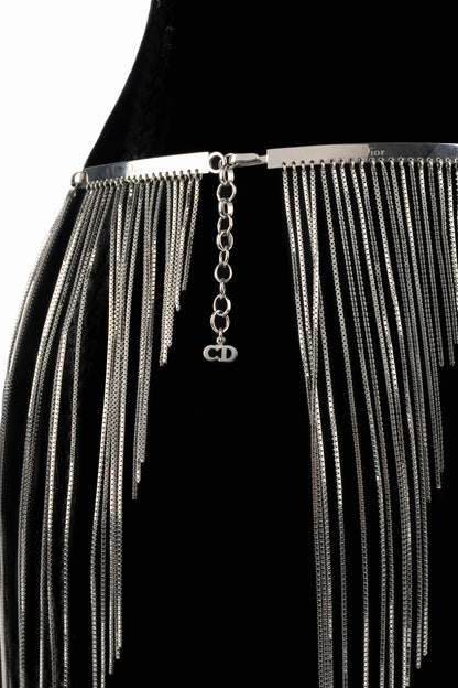Ceinture argentée Christian Dior