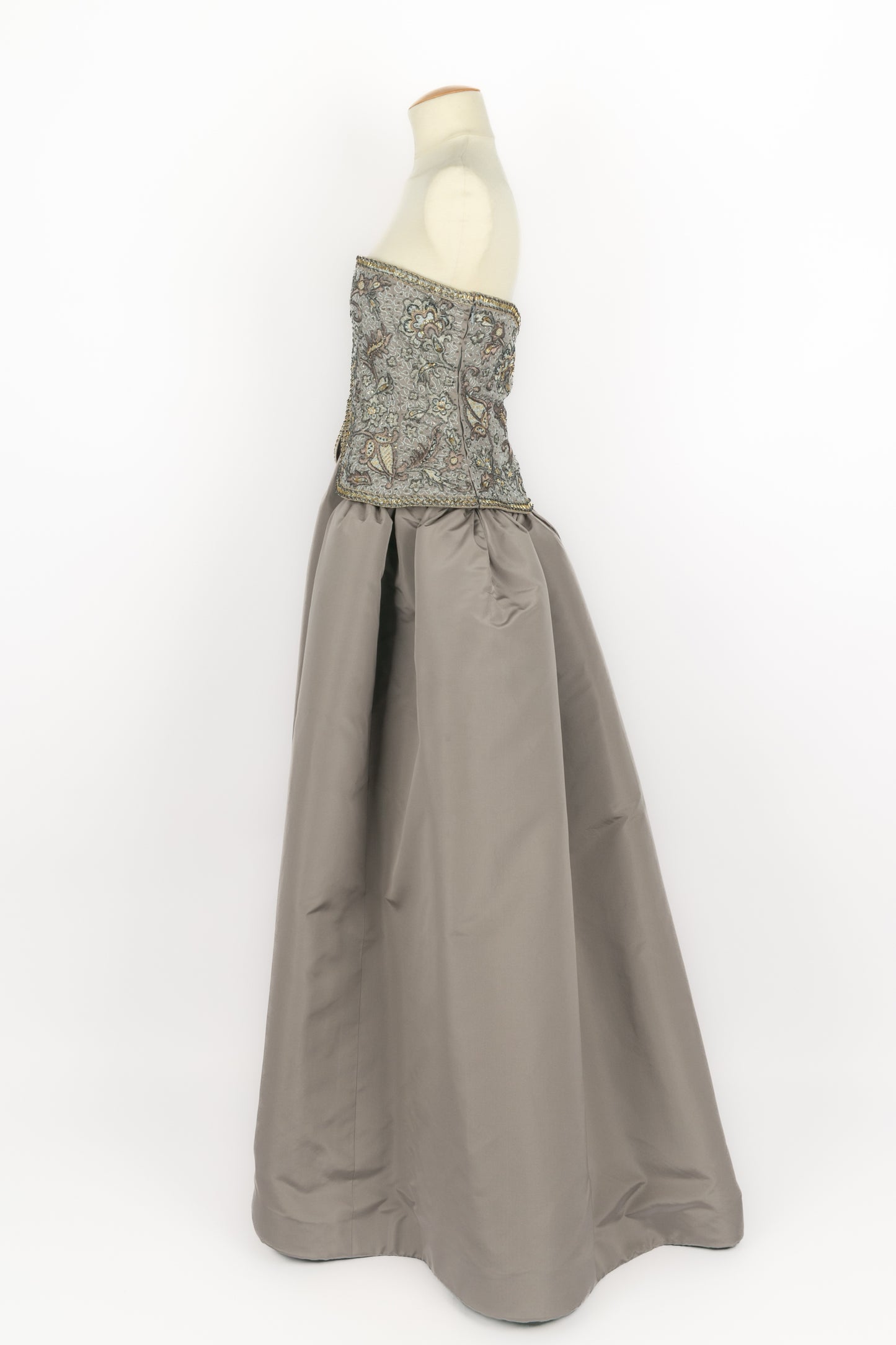 Robe bustier Nina Ricci Haute Couture