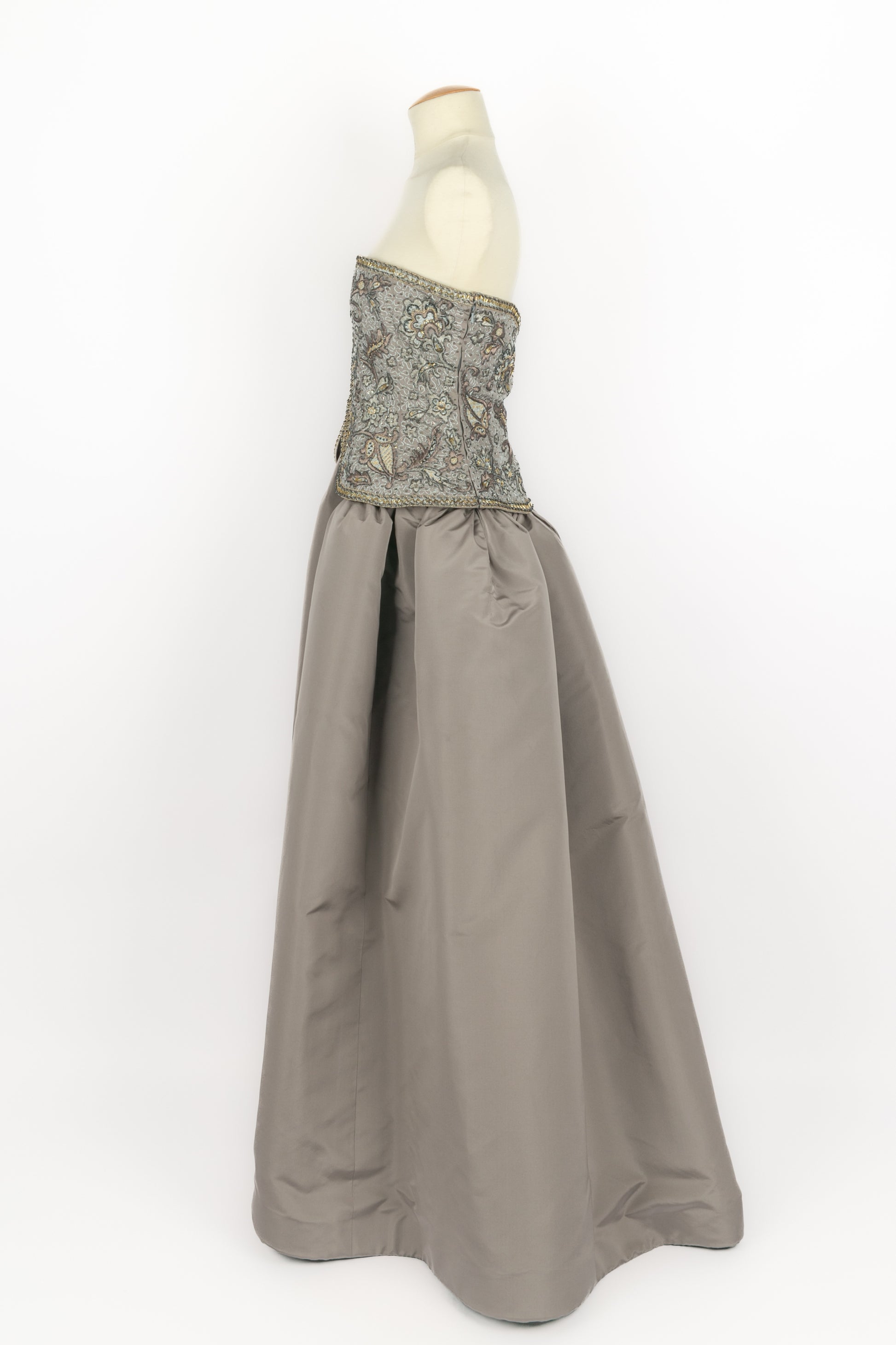Robe bustier Nina Ricci Haute Couture