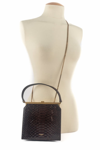 Sac à main "Python Nuit Blanche" Yves Saint Laurent