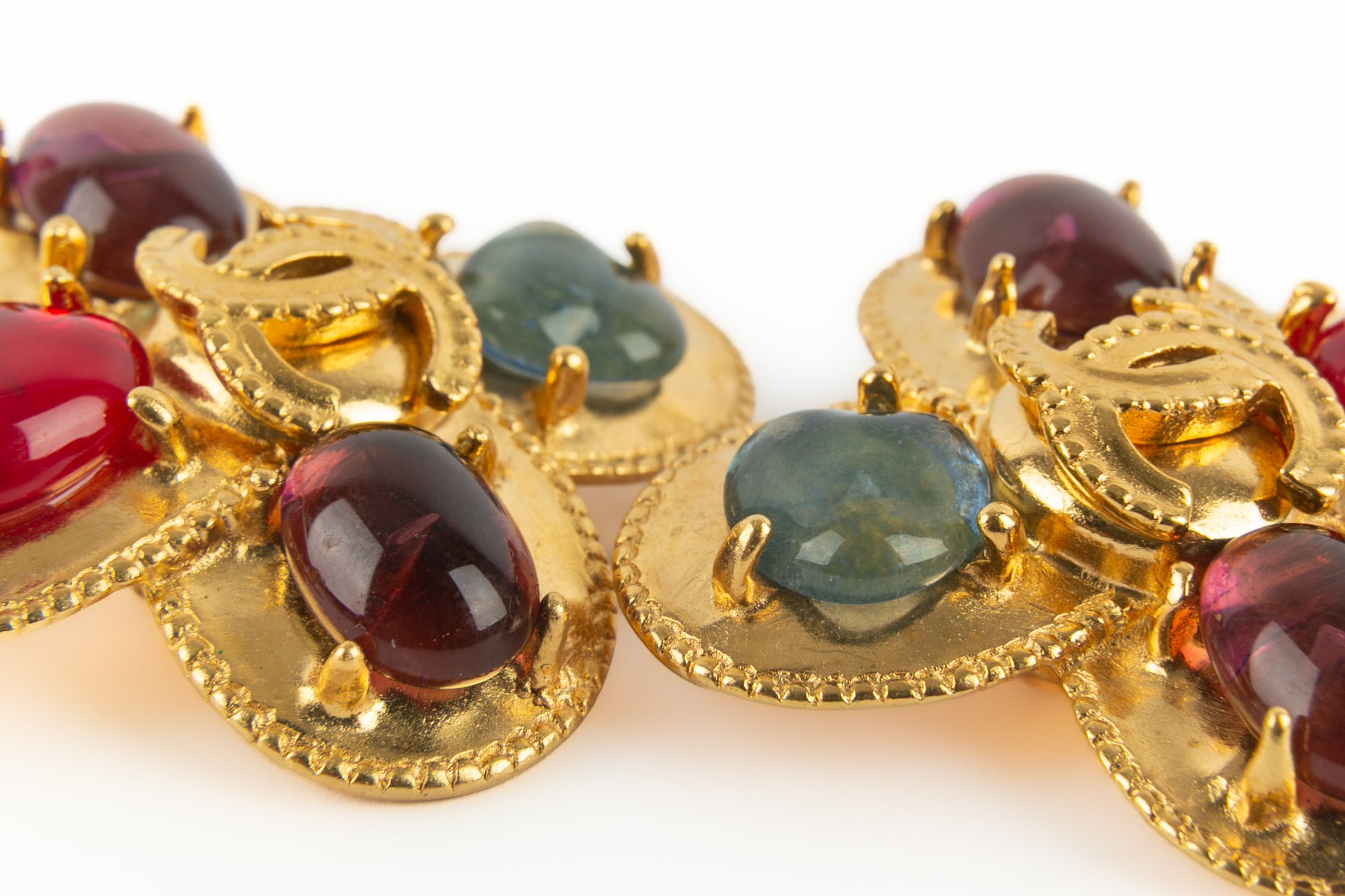 Boucles d'oreilles croix Chanel