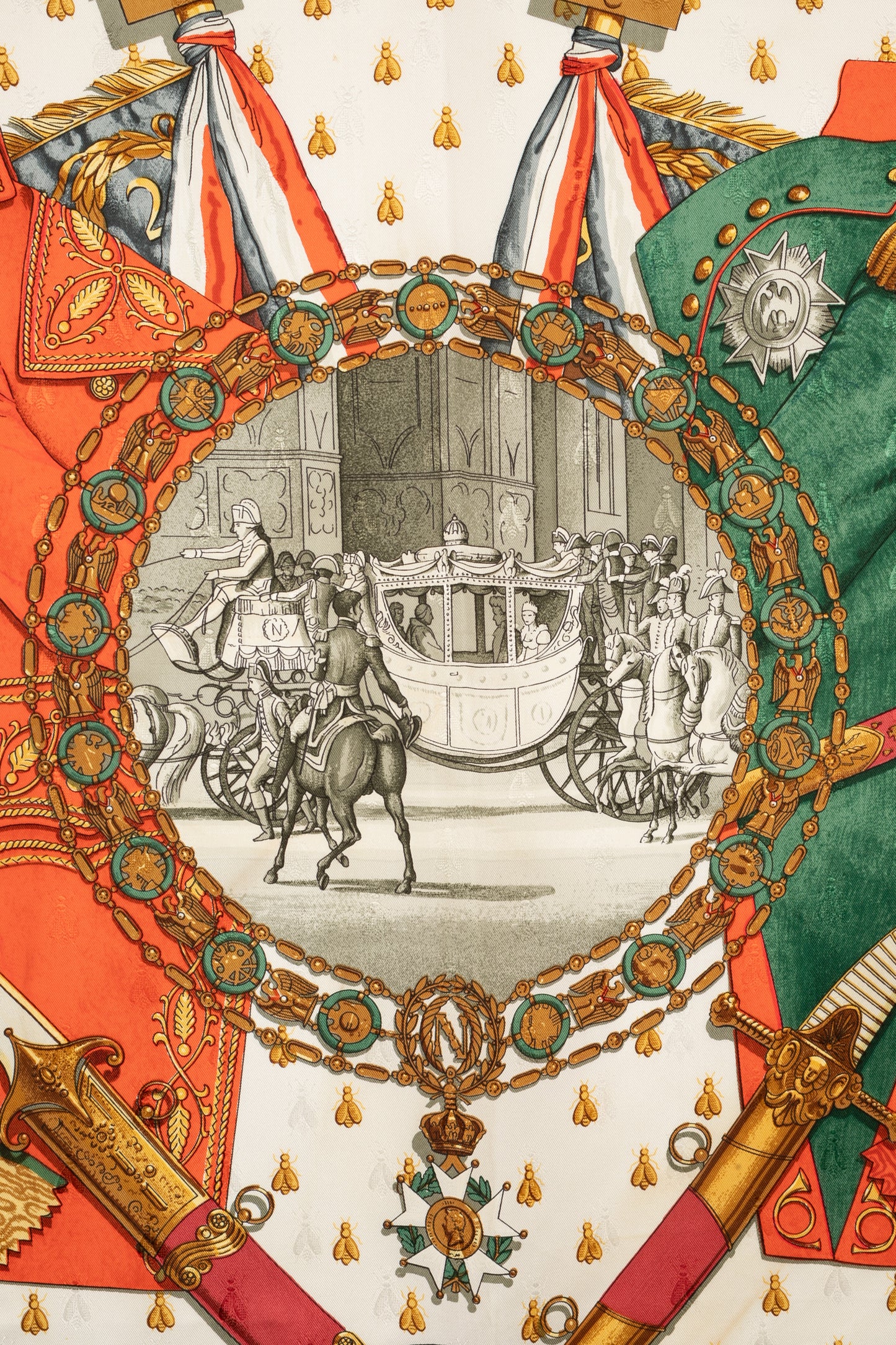 Foulard  "Napoléon" Hermès