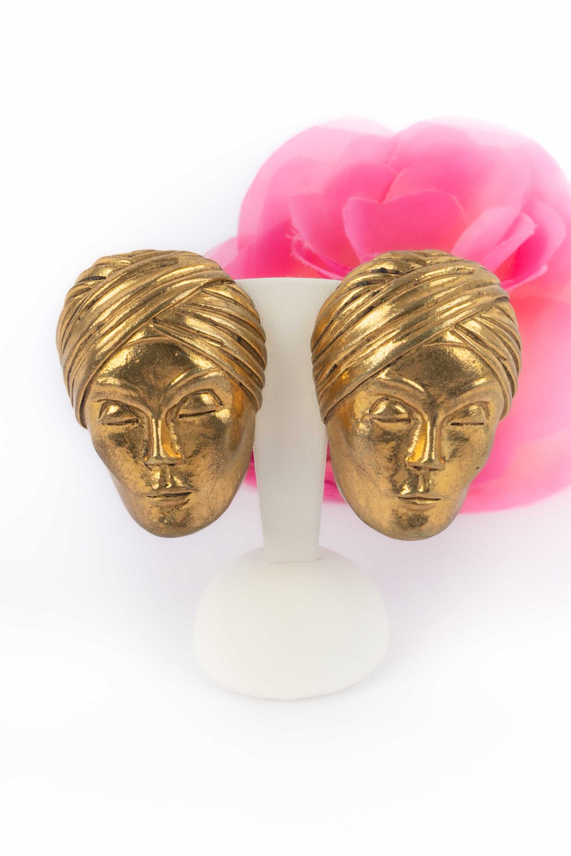 Boucles d'oreilles "visage" Isabel Canovas