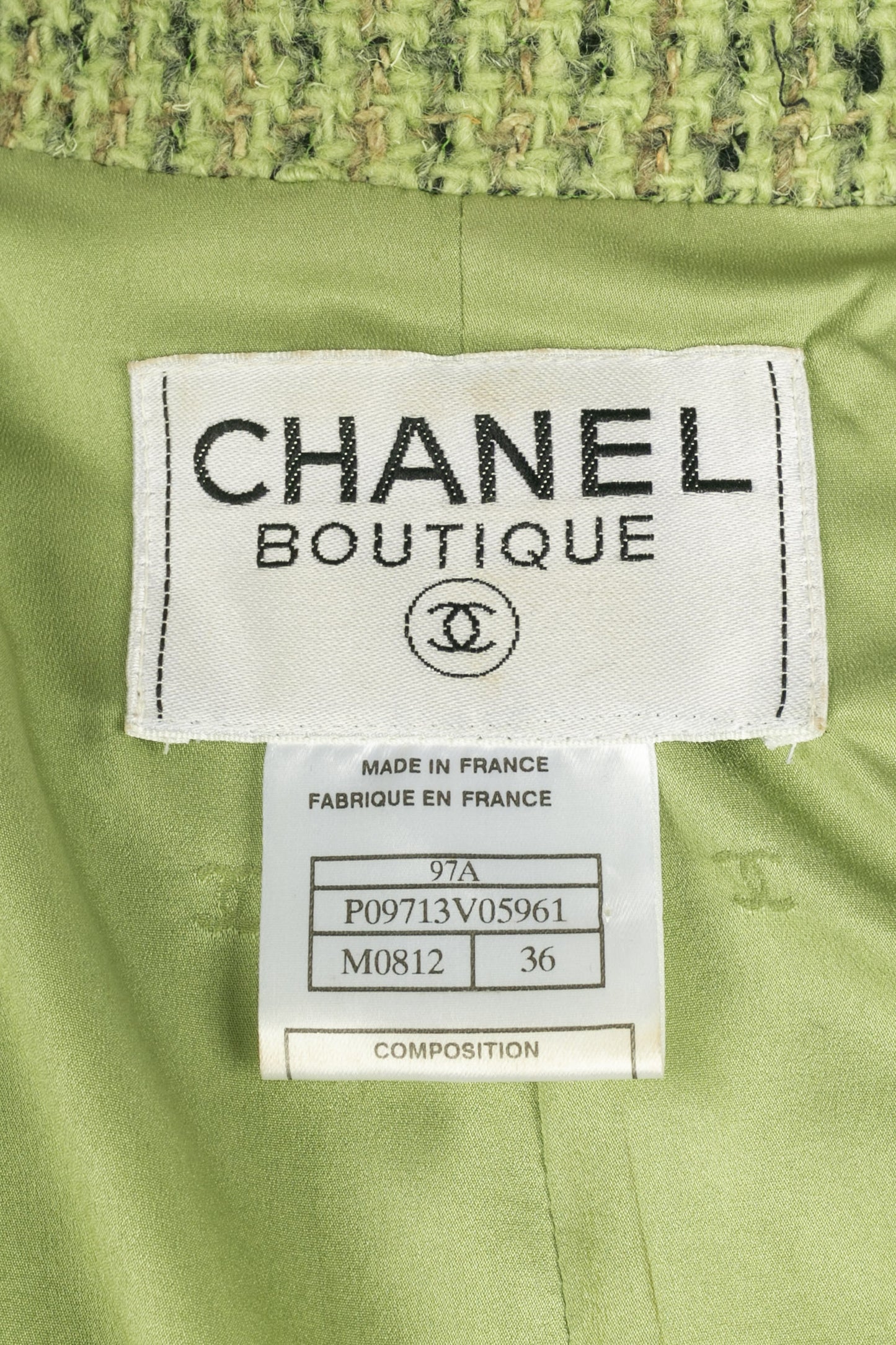 Tailleur Chanel Automne 1997