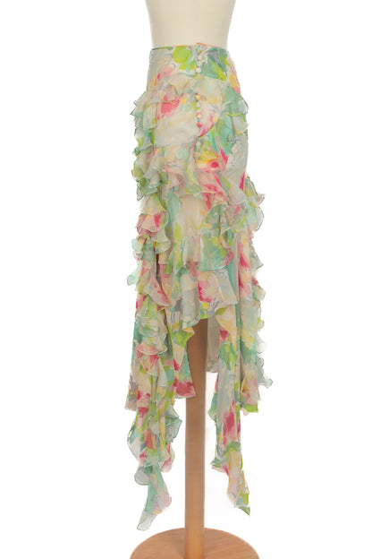 Jupe fleurie John Galliano