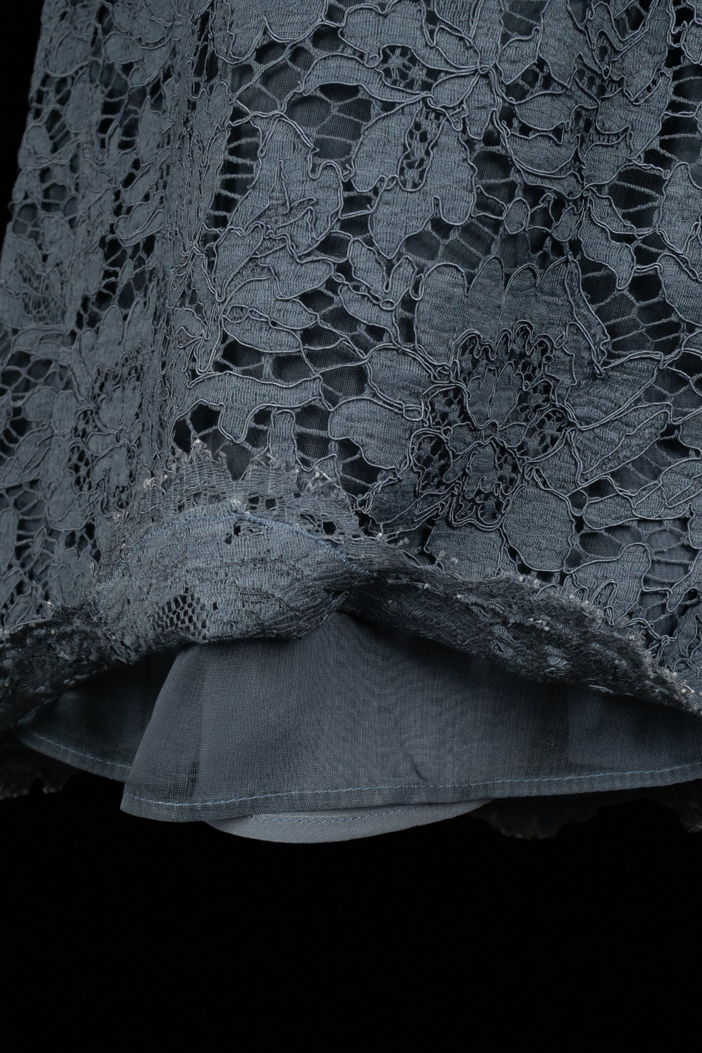 Short en dentelle bleue Valentino 