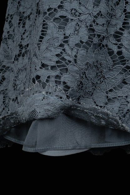 Short en dentelle bleue Valentino 