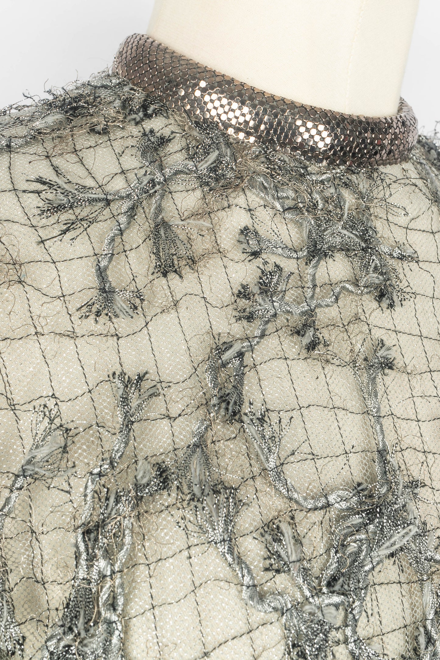 Robe en dentelle Paco Rabanne 1990's