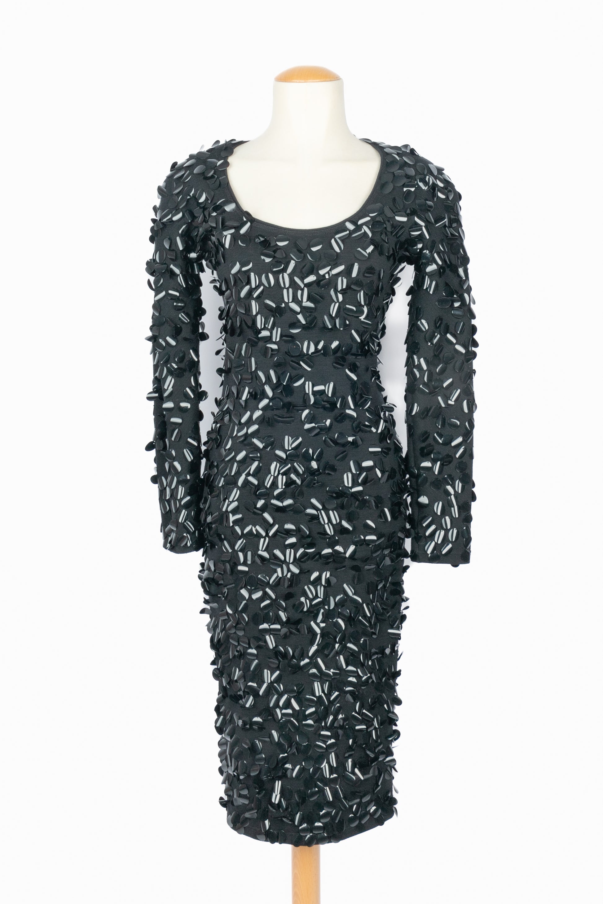 Robe à pastilles Gianni Versace Couture 