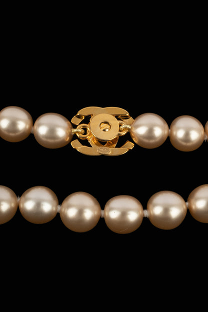 Collier de perles "tourniquet" Chanel 1996