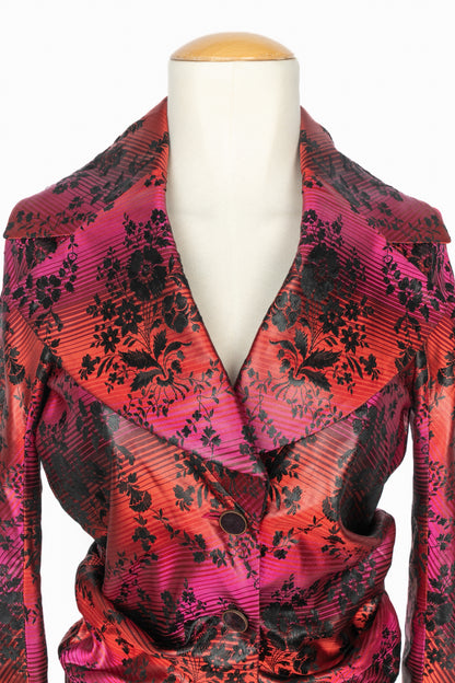 Veste en soie John Galliano Printemps 1998