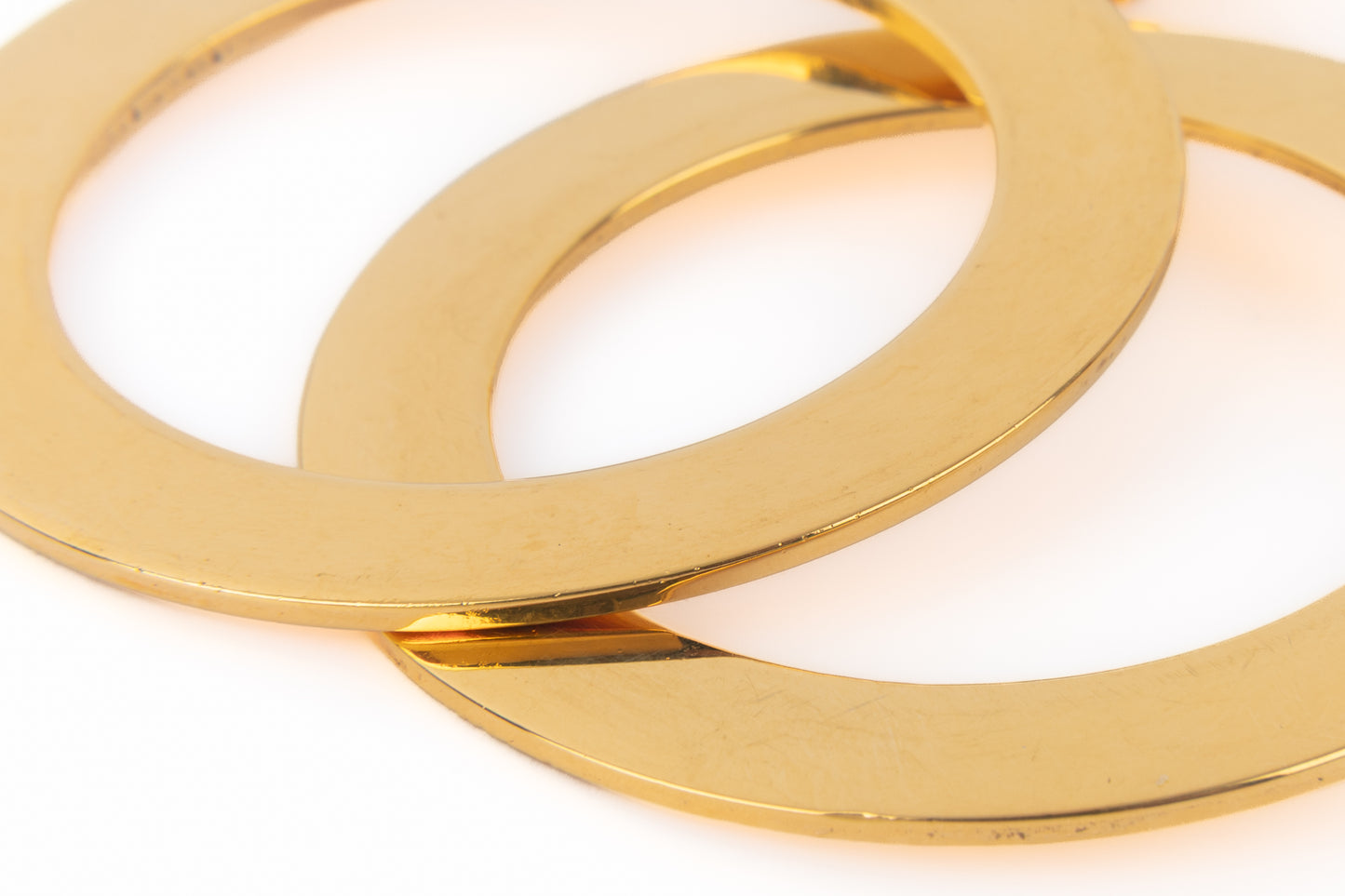 Boucles d'oreilles cc Chanel 1989-1990