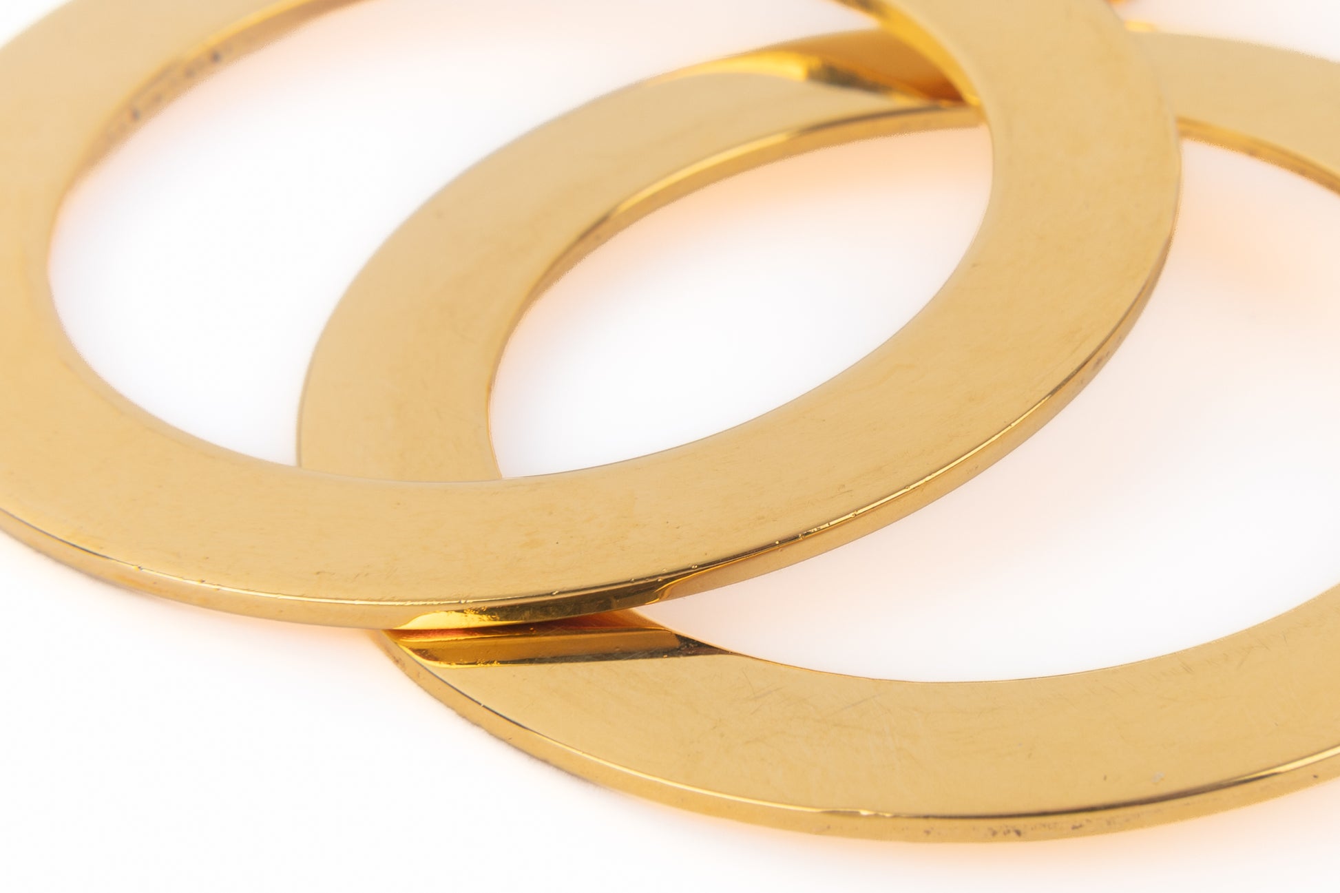 Boucles d'oreilles cc Chanel 1989-1990