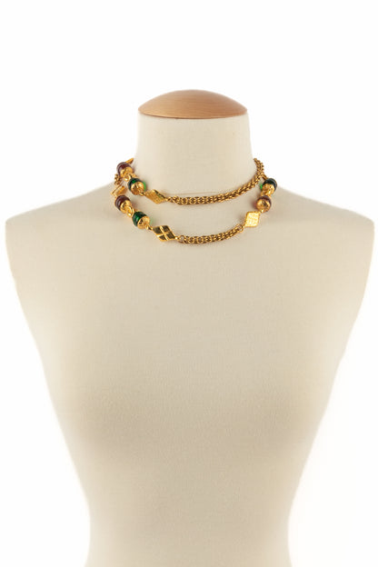 Collier byzantin Chanel 1980's