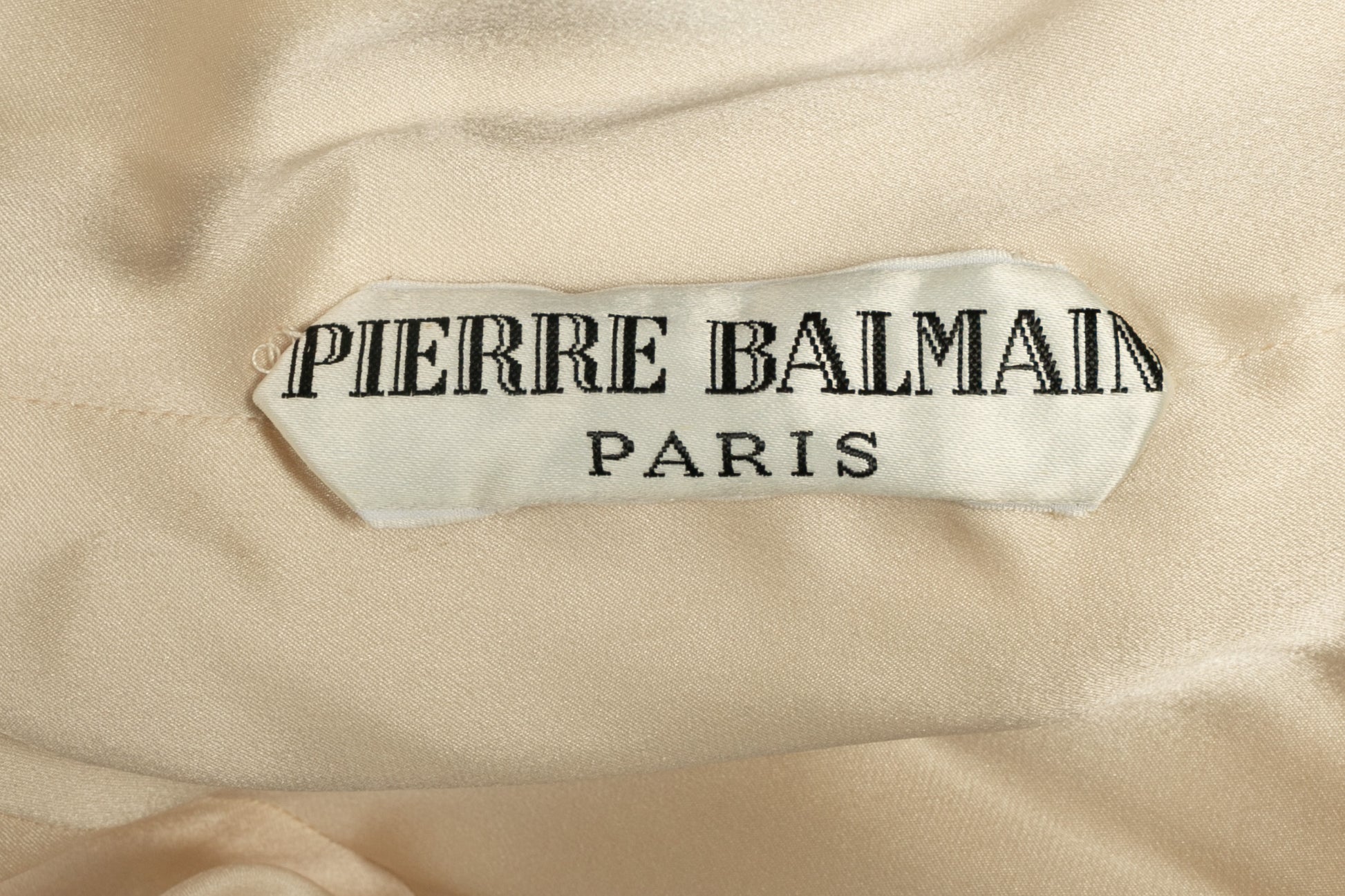 Robe Pierre Balmain Haute Couture Printemps 1986