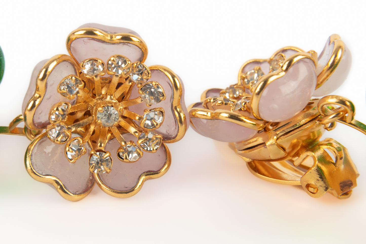 Boucles d'oreilles fleurs Augustine