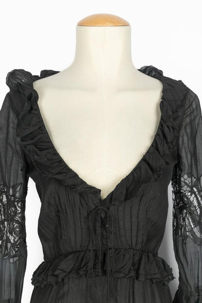 Longue robe en soie Emilio Pucci