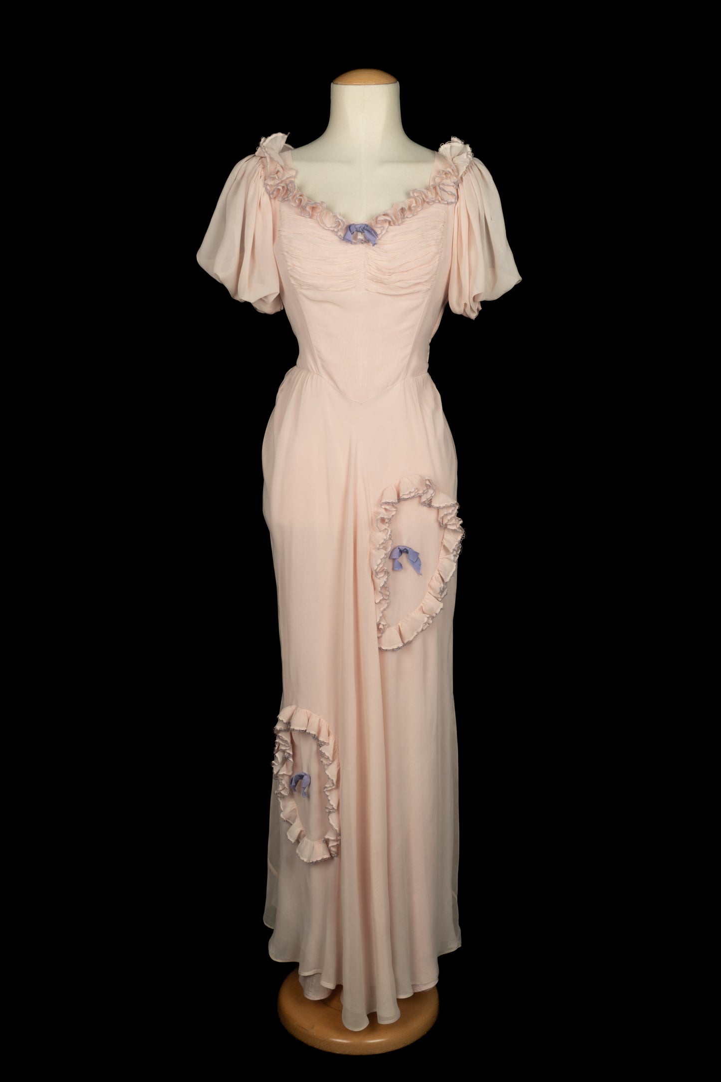 Robe rose 1940's