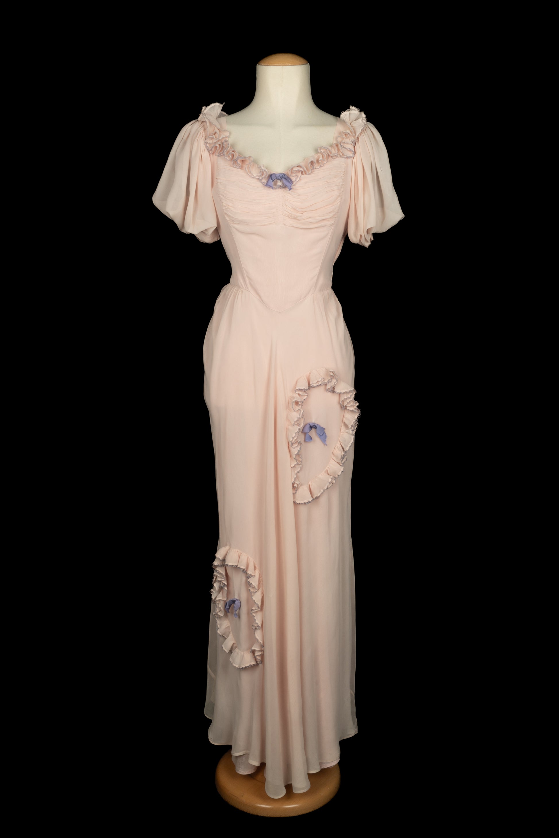 Robe rose 1940's